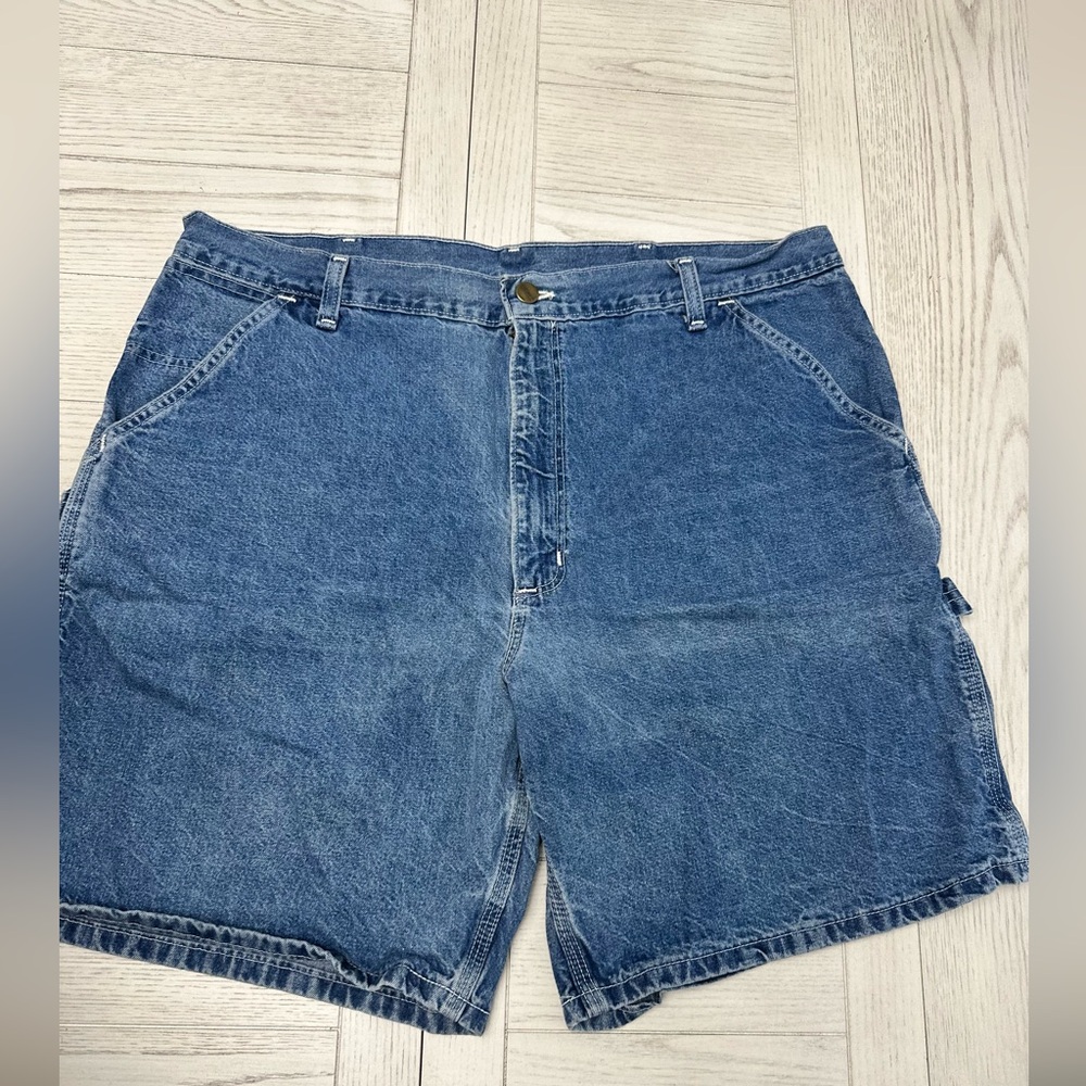 Vintage Carhartt Blue Denim Shorts